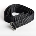 Longer adjustable head webbing strap.