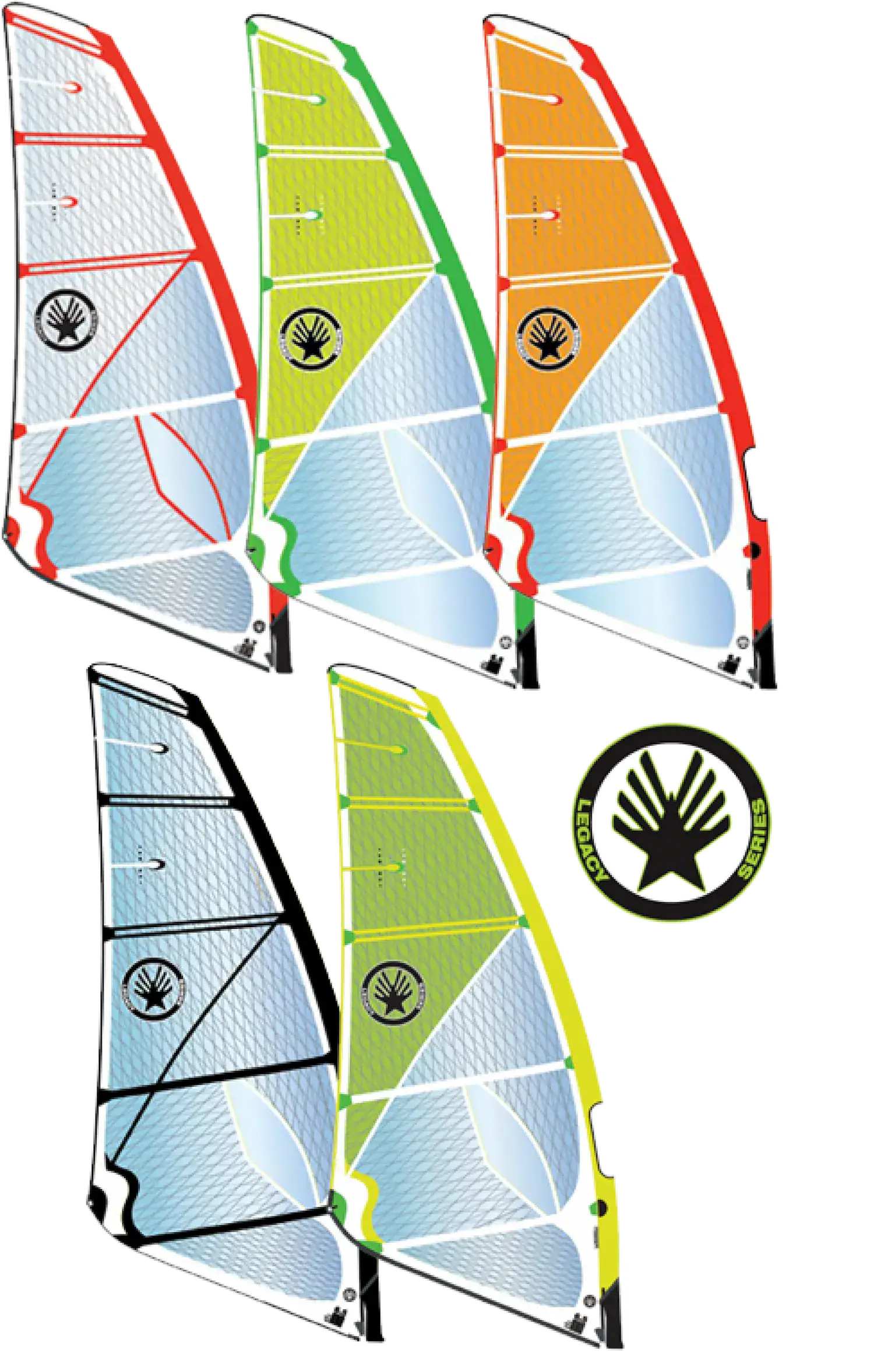 Ezzy Legacy sail colors